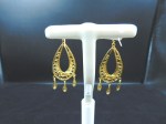 GOLD PLATED OVAL EARS VIEW